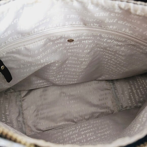 Kate Spade Cobble Hill Mylie Pebbled Leather Straw Rattan Hobo Shoulder Bag - Picture 13 of 16